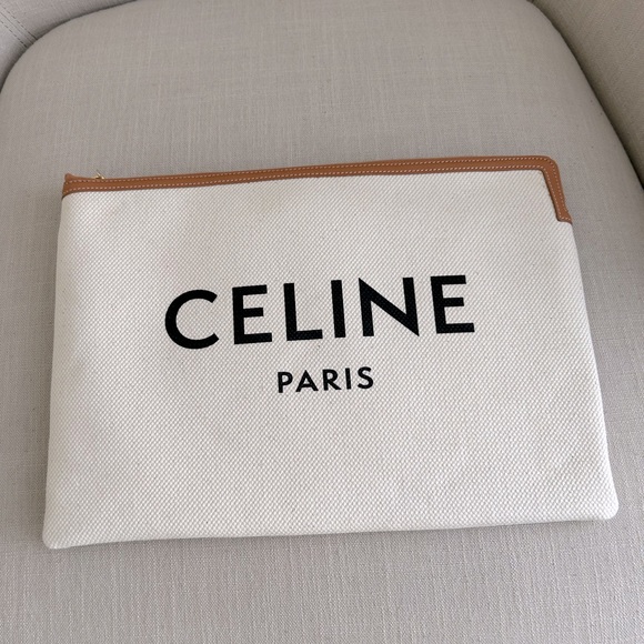 Celine Handbags - Celine Large Clutch Pouch